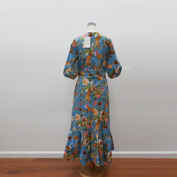 Floral Print Wrap Dress (Dot & Stripe) - Picture 4 of 7